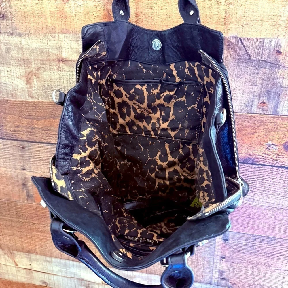 NWT Sam Edelman Marianne Studded Nuit Leather Women's Bag